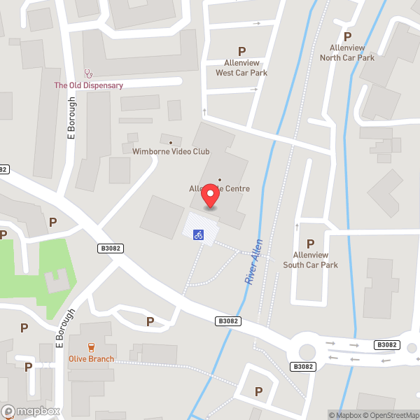 Map of Allendale Centre