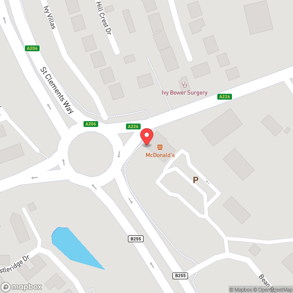 Map of McDonald's