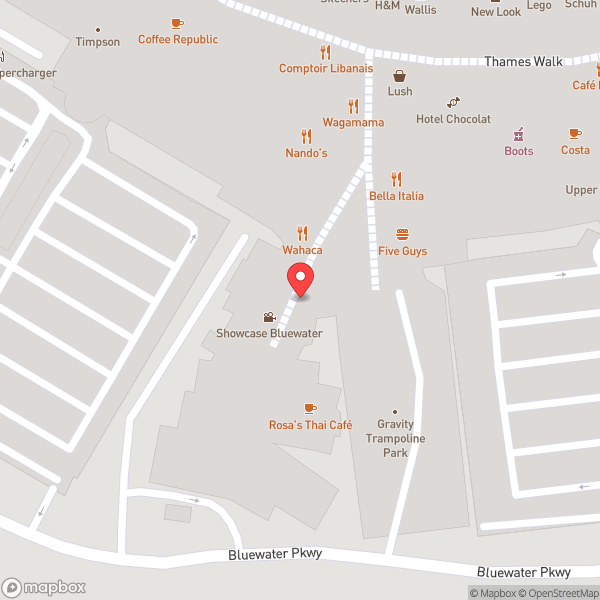 Map of Showcase Cinema
