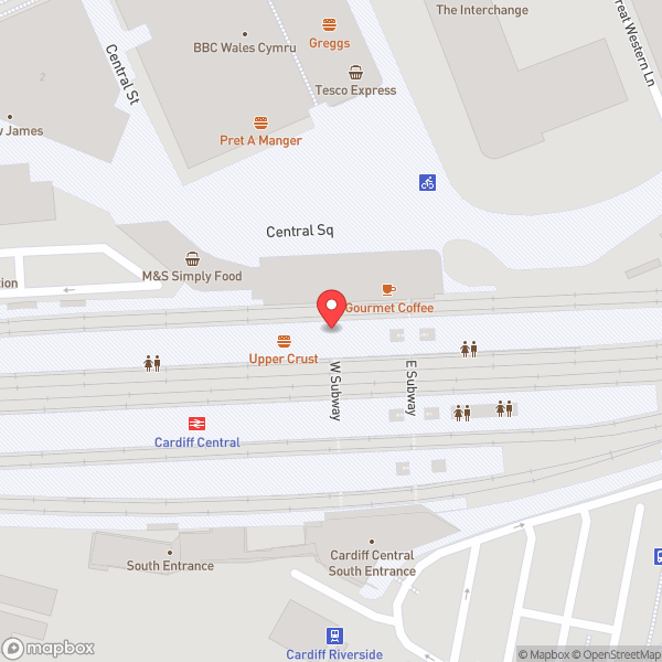 Map of Platform 1