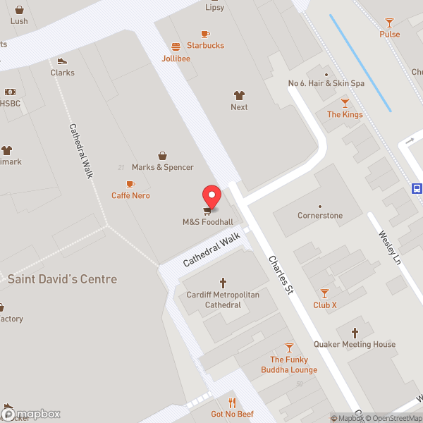 Map of Marks & Spencer