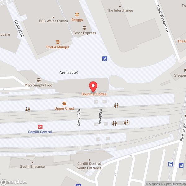 Map of First Class Lounge