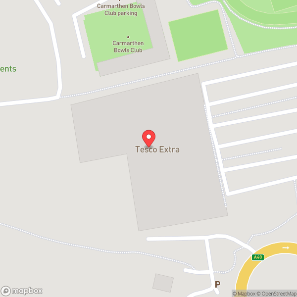 Map of Tesco Extra