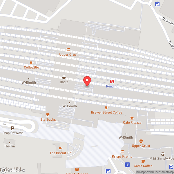 Map of Platform 10 (A and B)