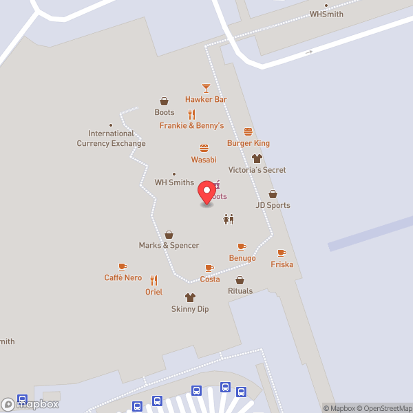 Map of Frankie & Benny's