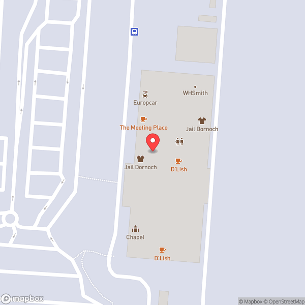 Map of Inverness Airport (INV)