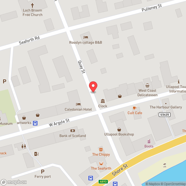 Map of Ullapool