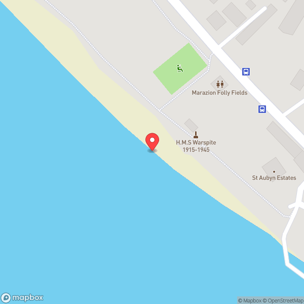 Map of Marazion Beach