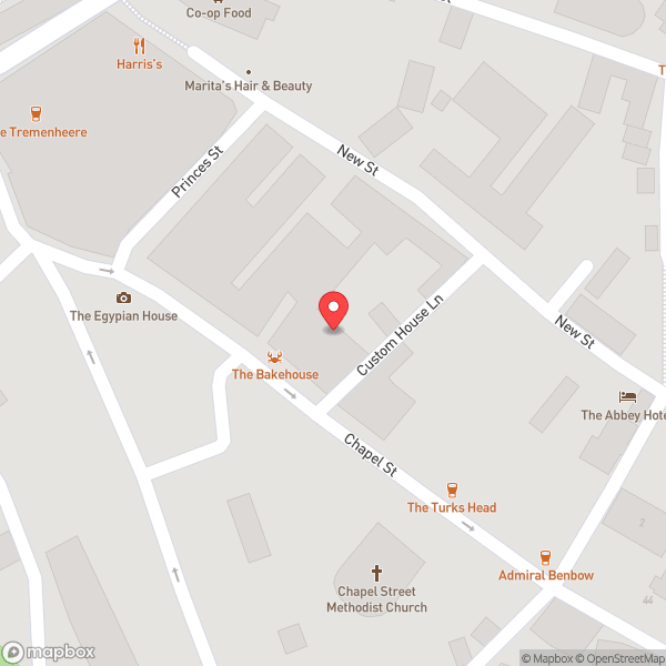 Map of The Zero Lounge