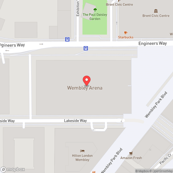 Map of OVO Arena