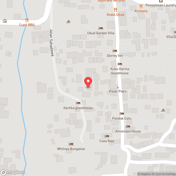 Map of Villa Wayan