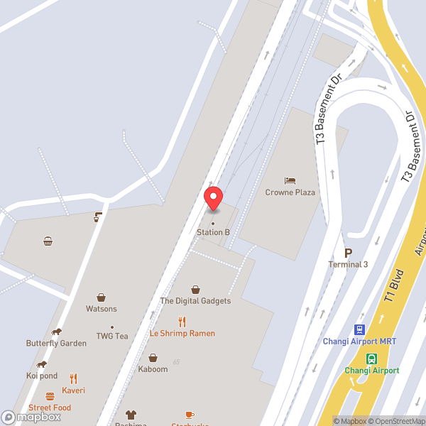 Map of Skytrain Station B
