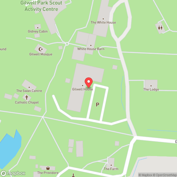 Map of Gilwell Scout Centre
