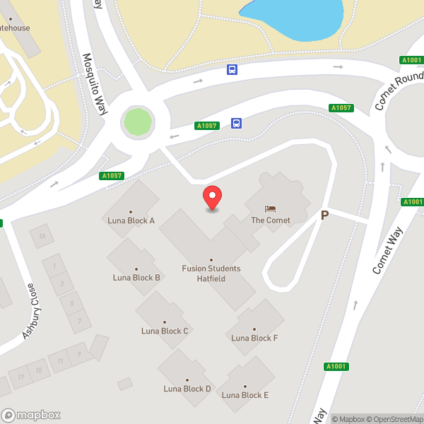 Map of Ramada Hatfield