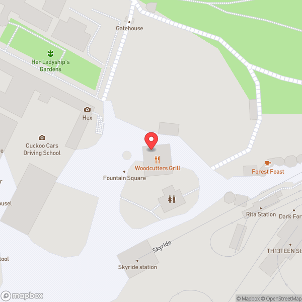 Map of Woodcutter's Bar & Grill