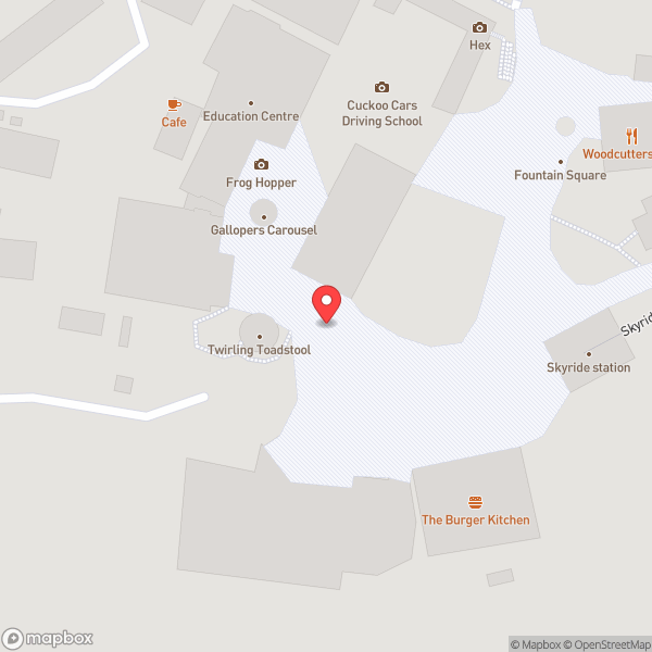 Map of Charlie & The Chocolate Factory™ The Ride
