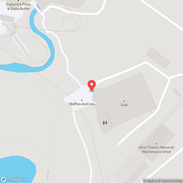 Map of Duel: The Haunted House Strikes Back