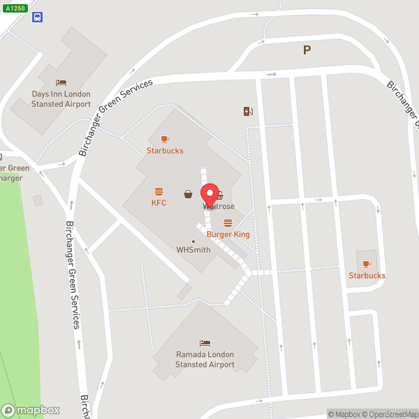 Map of Welcome Break Birchanger Green Services M11