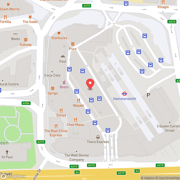 Map of McDonald's