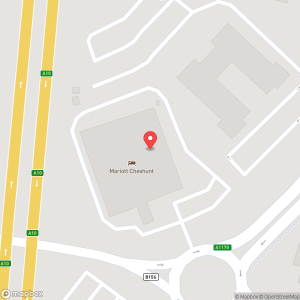 Map of Delta Hotels by Marriott Cheshunt