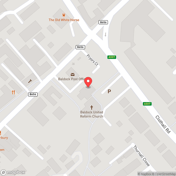 Map of Baldock