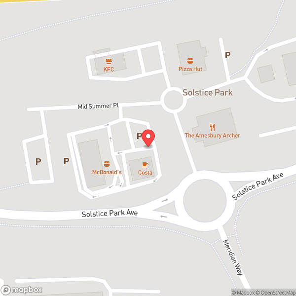 Map of Costa Coffee