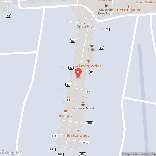 Map of Gate B7