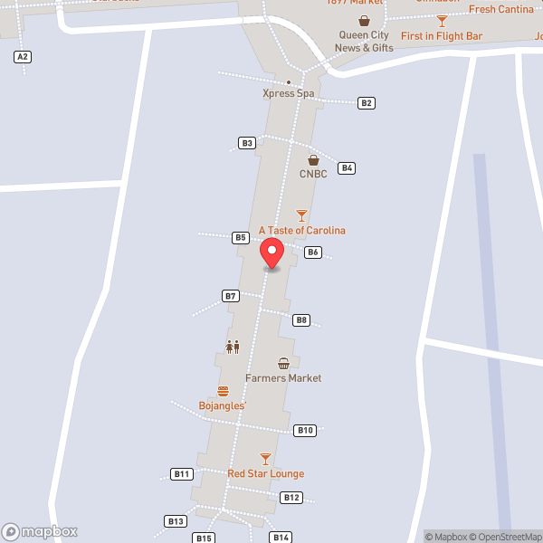 Map of Gate B8