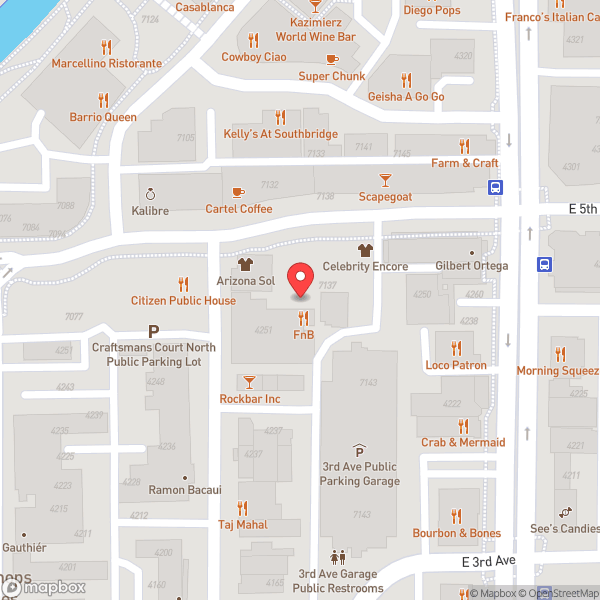Map of FnB