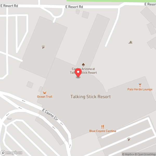 Map of Talking Stick Resort