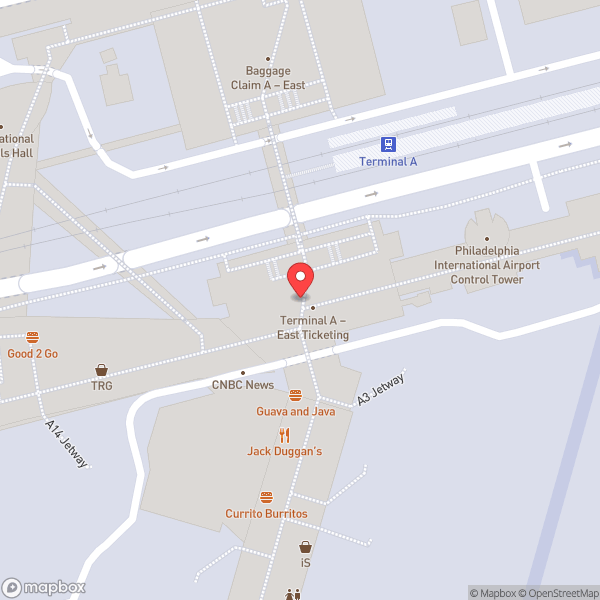 Map of Terminal A East