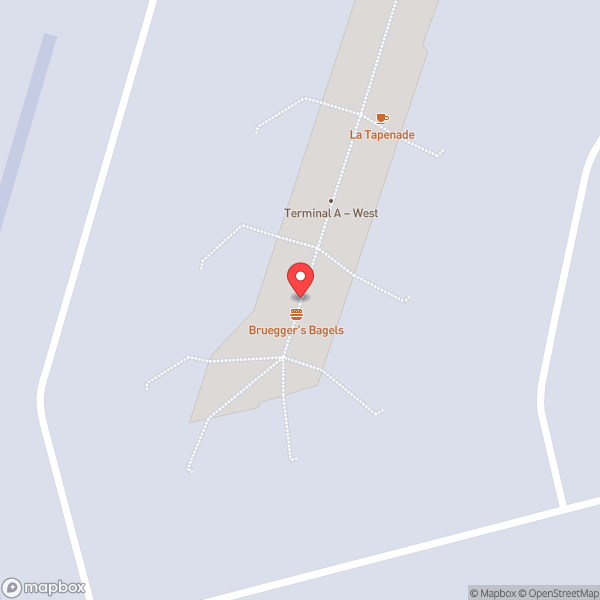 Map of Gate A25