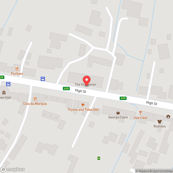 Map of The Grosvenor Hotel