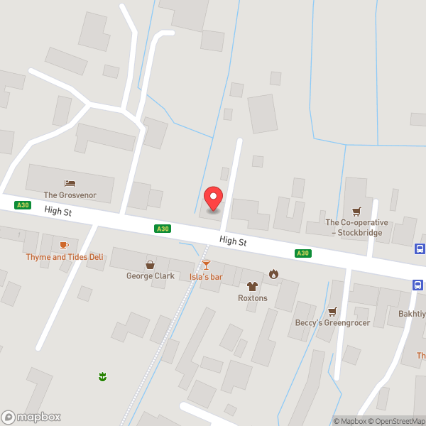 Map of Stockbridge