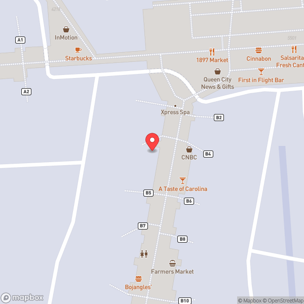 Map of US Airways 593 CLT-PHX