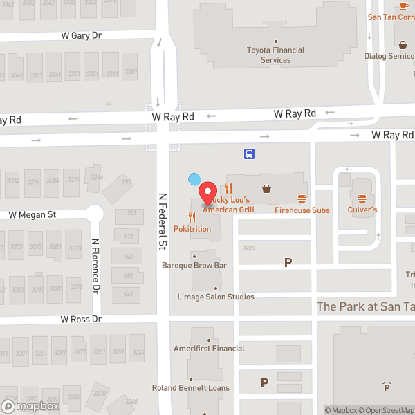 Map of America's Taco Shop