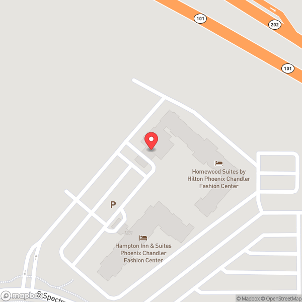 Map of Homewood Suites by Hilton