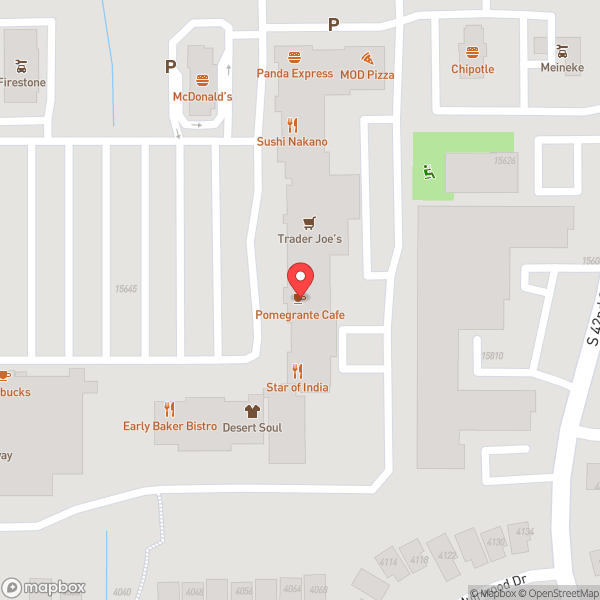 Map of Pomegranate Café