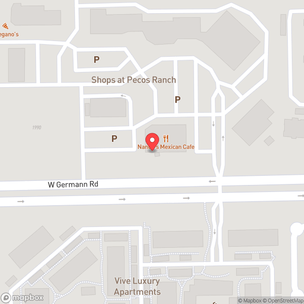 Map of Nando's Mexican Cafe