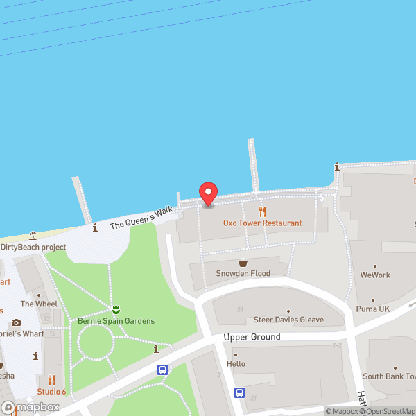 Map of OXO Tower