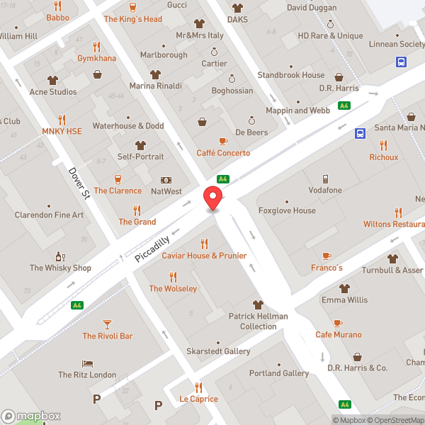 Map of Patisserie Valerie