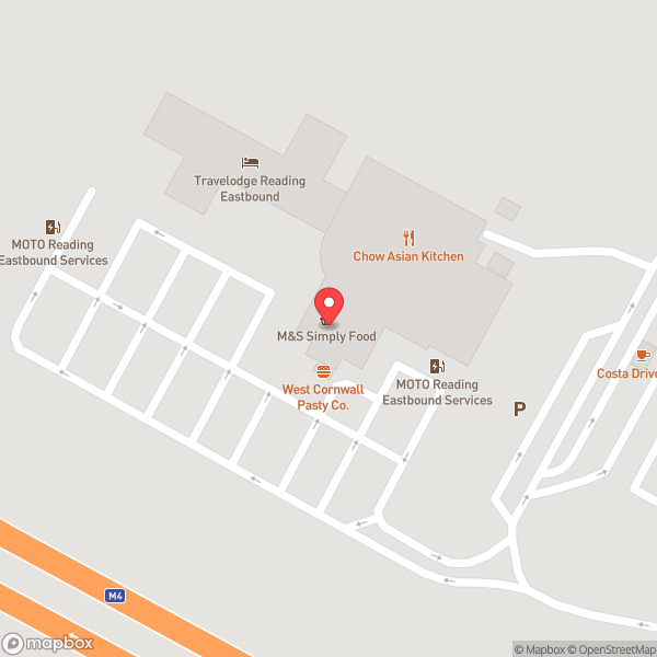 Map of Costa Coffee