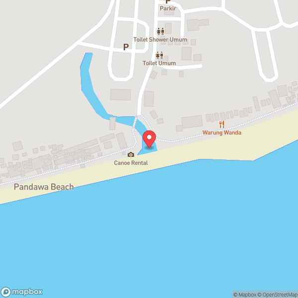 Map of Pandawa Beach (Pantai Pandawa)