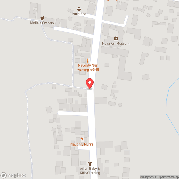 Map of Asian Warung Mamaya Bali