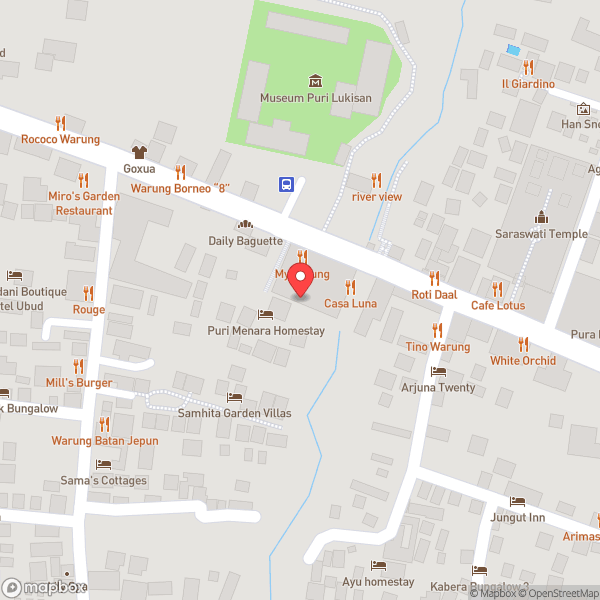 Map of Casa Luna