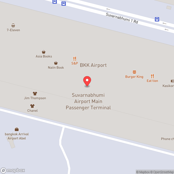Map of Suvarnabhumi Airport (BKK) (ท่าอากาศยานสุวรรณภูมิ)