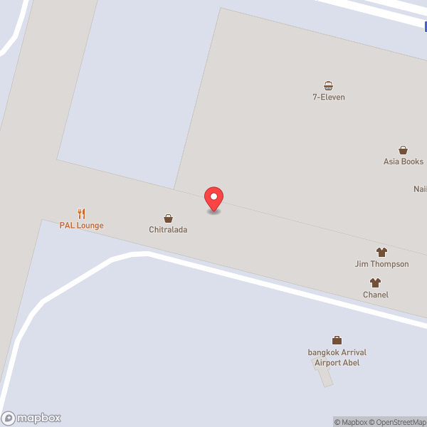 Map of Singapore Airlines SilverKris Lounge