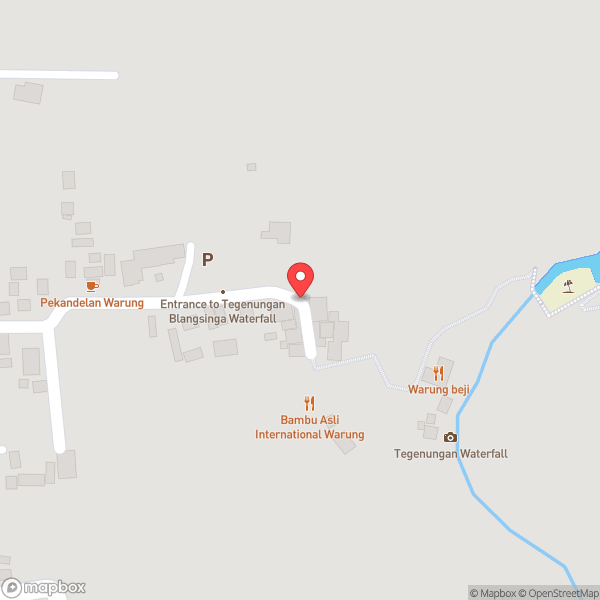 Map of Tegenungan Waterfall (Air Terjun Tegenungan)