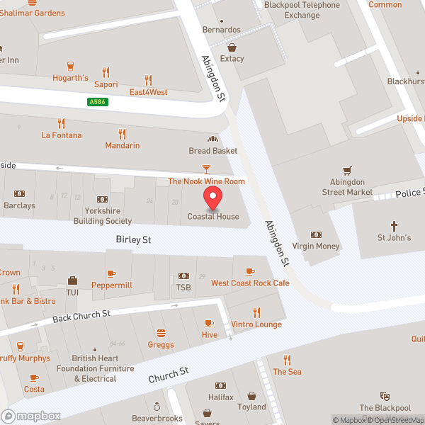 Map of Co-op Food