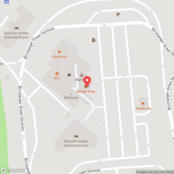 Map of Burger King